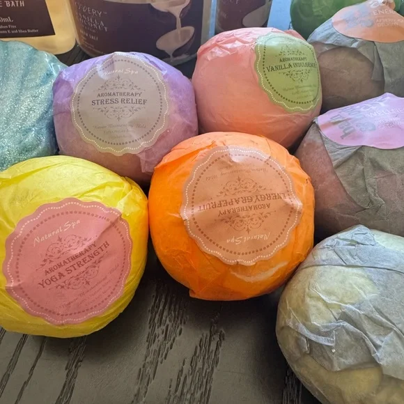 Bath Bombs, Bath Scrub, Oil,  And Bath Bubbles - Picture 5 of 5